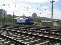 145-CL 201 der RAG Bahn-Hafen solo unterwegs Richtung Dresden-Friedrichstadt.21.04.07