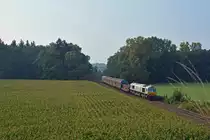247 059 mit kuzem GZ GC 47856 in Tüßling am 6.9.2014.