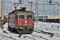 Re 420 11233 in Buchs SG. (19.01.2017)