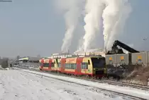 VT 247 und VT 246 als HzL 88055 (Bräunlingen Bf-Immendingen) bei Lauffen 20.1.17