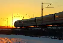 401 582-2  Rüdesheim  bei Unterlangenstadt am 20.01.2017.