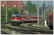 REX 7115 von Krems nach Wien am 16.4.2007 bei der Einfahrt in Tulln.

