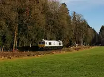 Die 247 031 am 09.12.2016 unterwegs bei Pirach.