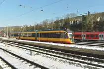 Pendel nach Mosbach Baden, hier verlässt der 450 950 als S41 Neckarelz. Samstag 31.1.2017