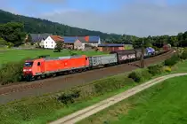 Der Preis für die schäbigste Traxx-Lokomotive geht aktuell vermutlich an die 145 078. Am 29. August 2015 konnte die in mäßigem Pflegezustand befindliche Maschine mit einem gemischten Güterzug auf der Nord-Süd-Strecke bei Hermannspiegel dokumentiert werden.