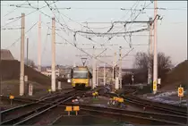. Viel Gelbes, groß und klein -

Ein Zug der Stuttgarter Linie U1 erreicht gleich die Haltestelle Mineralbäder.

27.01.2017 (M)