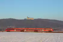 442 107  Markt Küps  bei Lichtenfels unterhalb von Kloster Banz am 27.01.2017.