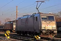 TRAXX F140 AC2 (91 81 0185 418-3 A-TXLA)in Wanne-Eickel. 26.01.2017