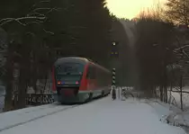 642 038 nach Decin im Sebnitztal unweit Goßdorf Kohlmühle.28.01.2017 16:28 Uhr.