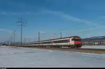 EC 7 Hamburg Altona - Interlaken Ost am 29. Januar 2017 bei Kiesen.