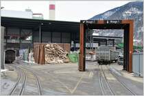 A&M Recycling Untervaz-Trimmis schmal- und normalspurig erschlossen. (30.01.2017)