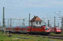 182 019-0 mit der S2 Magdeburg Hbf am BW Leipzig West 29.05.2016