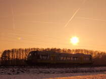 VT650.713 Agilis bei Hochstadt/ Marktzeuln am 28.01.2017.