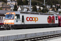 RhB, Ge4/4 III, 641, 08.10.2016 Samedan



