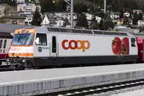 RhB, Ge4/4 III, 641, 08.10.2016 Samedan



