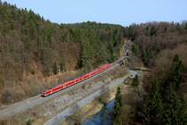 Ein dreifach-612 bei Rupprechtstegen am 02. April 2016. 