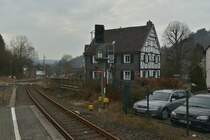 Signal 51P1 in Ründeroth an Gleis 1. Sonntag 19.2.2017