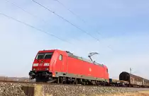 185 234-2 DB Cargo bei Trieb am 25.02.2017.