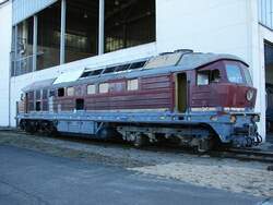 Zum Tag der offenen T�r im Werk Neustrelitz pr�sentierte sich unsere „Stralsunder Lady“ EKO 42 001 (ex.