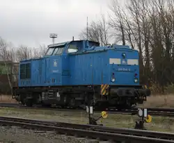 204 044-6 stand am 09.12.2018 im Rostocker Seehafen abgestellt.