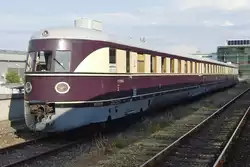 VT 137 856 am 15.06.2011 im Hafenbahnhof Friedrichshafen.
