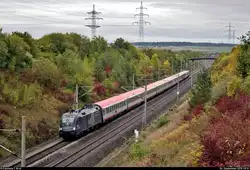 1116 158-7 (Siemens ES64U2) ÖBB, mit Werbung für die Sterneaktion 