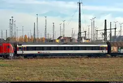 SBB auf Abwegen  Nicht schlecht staunte ich, als in der Zugbildungsanlage (ZBA) Halle (Saale) ein Einheitswagen IV der Gattung 