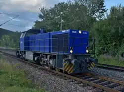 ESG 1 275 117 Lz durch Neckargerach am 6.7.2020 gen Binau