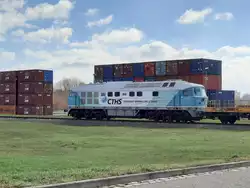 CTHS 232 002-8 am 07.04.2021 im Saalehafen in Halle-Trotha.