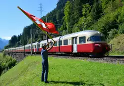 Gotthard-Bahntage: Die Talfahrt des RAe TEE II 1053 