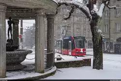 BERNMOBIL Combino Be 4/6 755 / Bern Hirschengraben, 10.