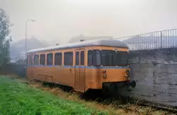 Beim Bahnhof Gerstetten (WEG-Lokalbahn Amstetten-Gerstetten) war VS 209 (WEG), ein Steuerwagen Bauart Auw�rter Aufbauwagen von 1963, abgestellt.