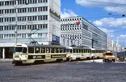 Magdeburg 1140 + 1141 + 2083, Breiter Weg, 25.06.1995.