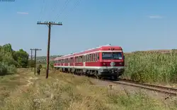614 073 / 614 074 als R 10308 (Bârlad - Galati) bei Foltesti 17.8.24