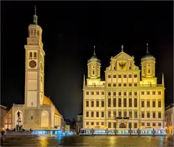 Augsburg bei Nacht -    ..