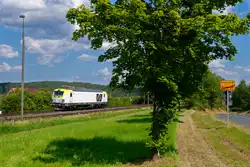 248 010 ITL/Captrain auf Überführungsfahrt bei Pechbrunn Richtung Marktredwitz, 23.07.2021