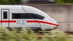 Tz 9495 von Frankfurt Flughafen kommend auf der SFS KRM am 08.06.2025