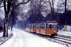 Berlin 218 027 + 268 053, Vetschauer Allee, 19.02.1994.