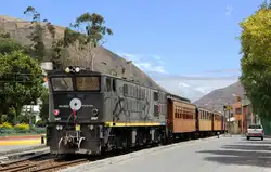 Da unser Luxuszug Tren Crucero den Streckenabschnitt von Bucay nach Alausi nicht befahren konnte, fuhr unsere Reisegruppe mit dem regulären Touristenzug zur Teufelsnase.