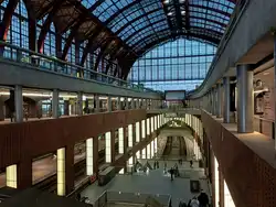 Blick auf alle 4 Ebenen in Antwerpen Centraal, am 07.04.2026.