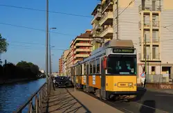 Tw.4984 erreicht soeben die Endstelle Piazzale Negrelli.