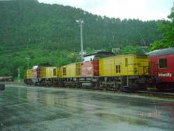 Zwei Norwegische Dieselloks.