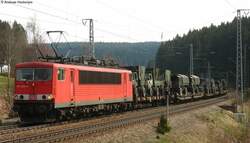 155 209-0 mit einem M Zug am km 69,0 18.4.08