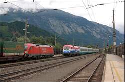 Die Wien S�dbahnhofer 1116 041 hat in M�nchen Hbf den IC 87 