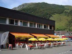 Bahnhofbuffet Andermatt, wo am 22.