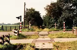 Die letzte Tage der G�terbahnstrecke Groningen-Drachten.
