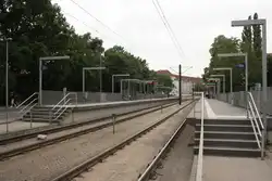 Die Hallenstelle 