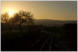 Impression von der Stainzerbahn, aufgenommen am 27.4.2012 in Herbersdorf.