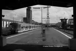 Der sogenannte Opelbahnhof in R�sselsheim.