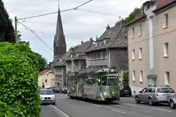 Bogestra Partywagen  zwischen den Haltestellen 